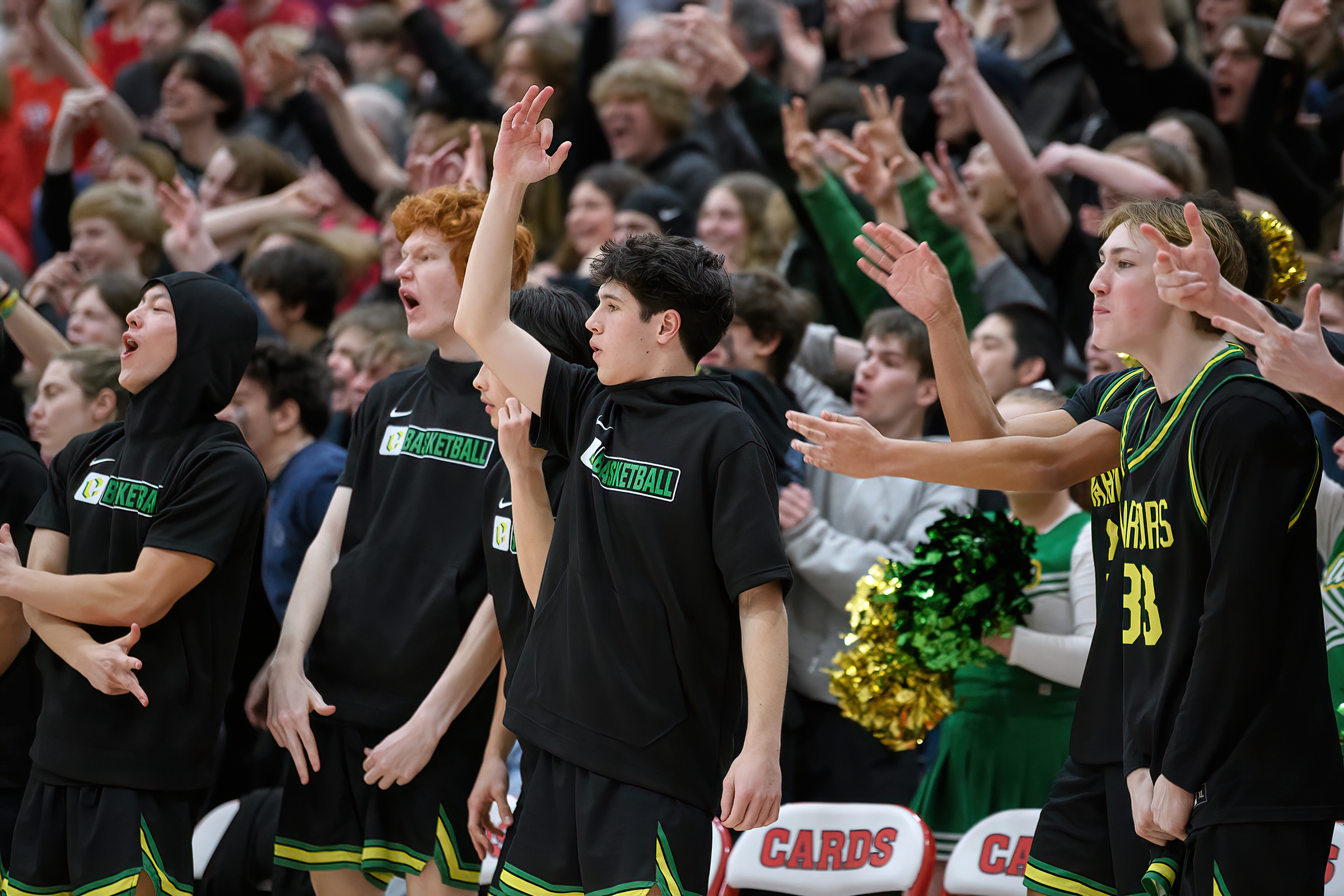 1 Lincoln vs Cleveland boys basketball 6A Oregon second round March 4 2023 Ken Waz 11
